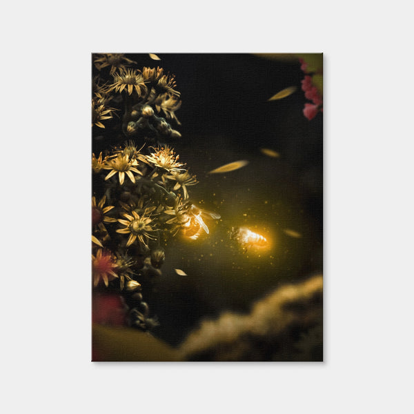 Bees Wall Art — Canvas Wrap Format preview