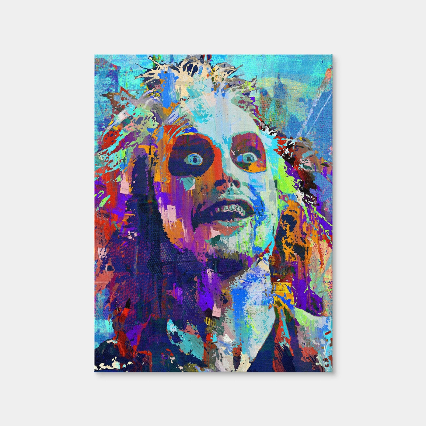 AUTO-MOCKUP WHITE | BeetleJuice Blue | 1 Piece | Gallery Wrap | group=3x4
