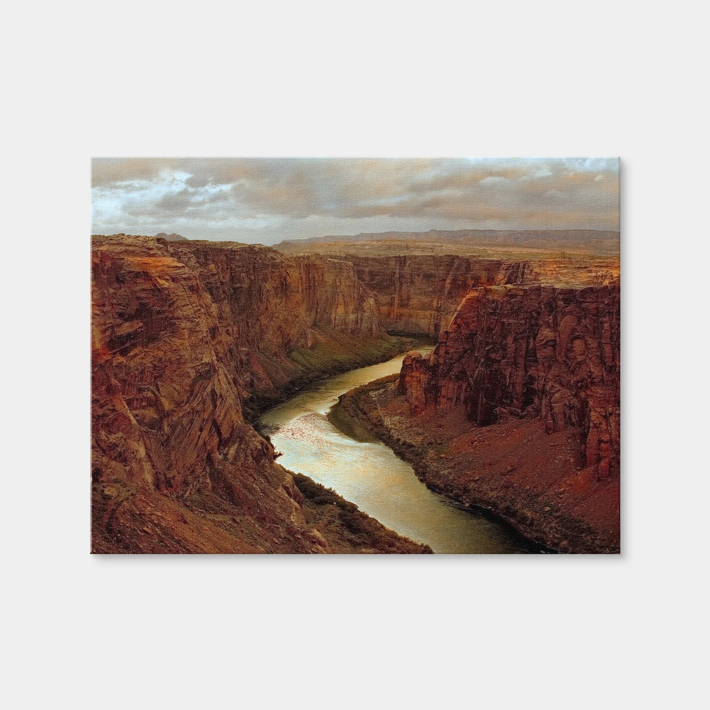 AUTO-MOCKUP WHITE | Beginning of the Grand Canyon | 1 Piece | Gallery Wrap Canvas | group=4x3