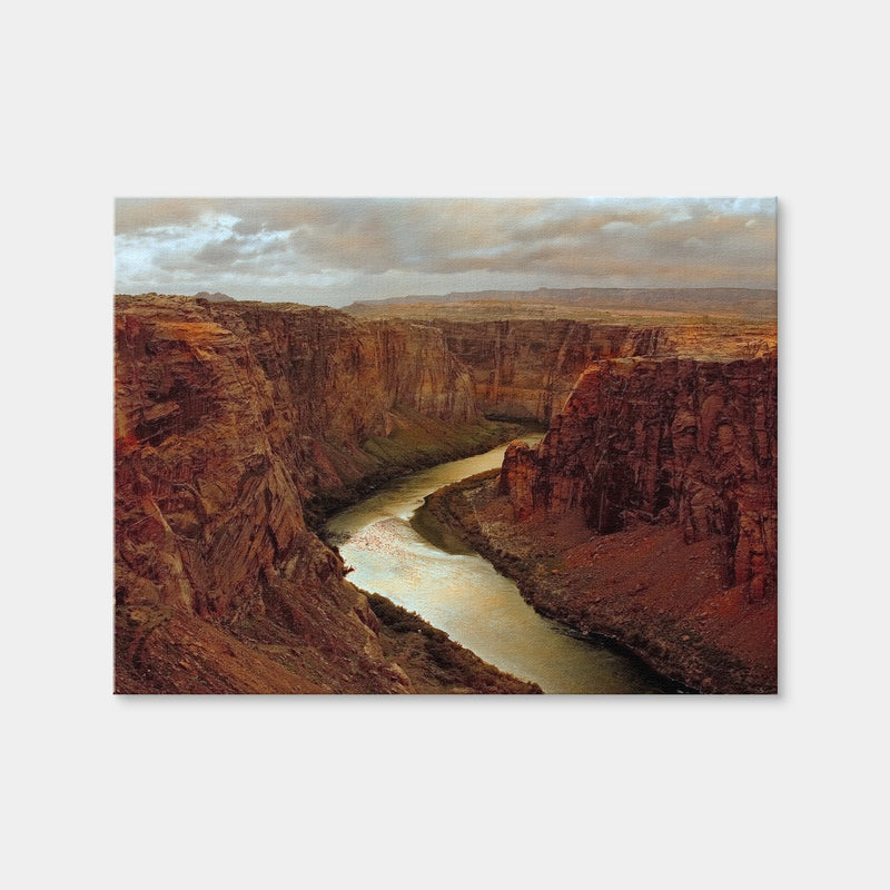 AUTO-MOCKUP WHITE | Beginning of the Grand Canyon | 1 Piece | Gallery Wrap Canvas | group=4x3