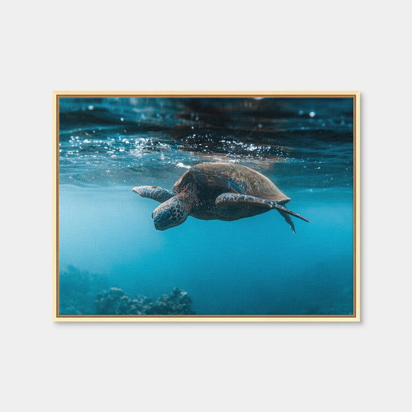 Below the Surface Wall Art — Framed Canvas Format preview