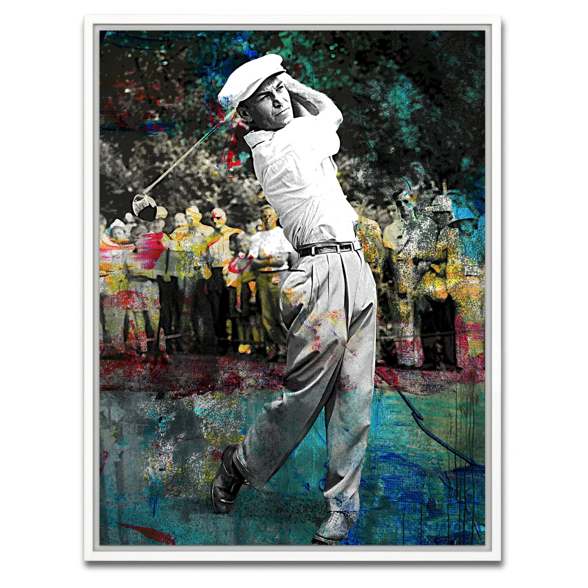 AUTO-MOCKUP WHITE | Ben Hogan | 1 Piece | White Framed Canvas | group=3x4