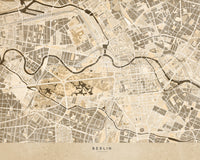 Berlin Map Wall Art