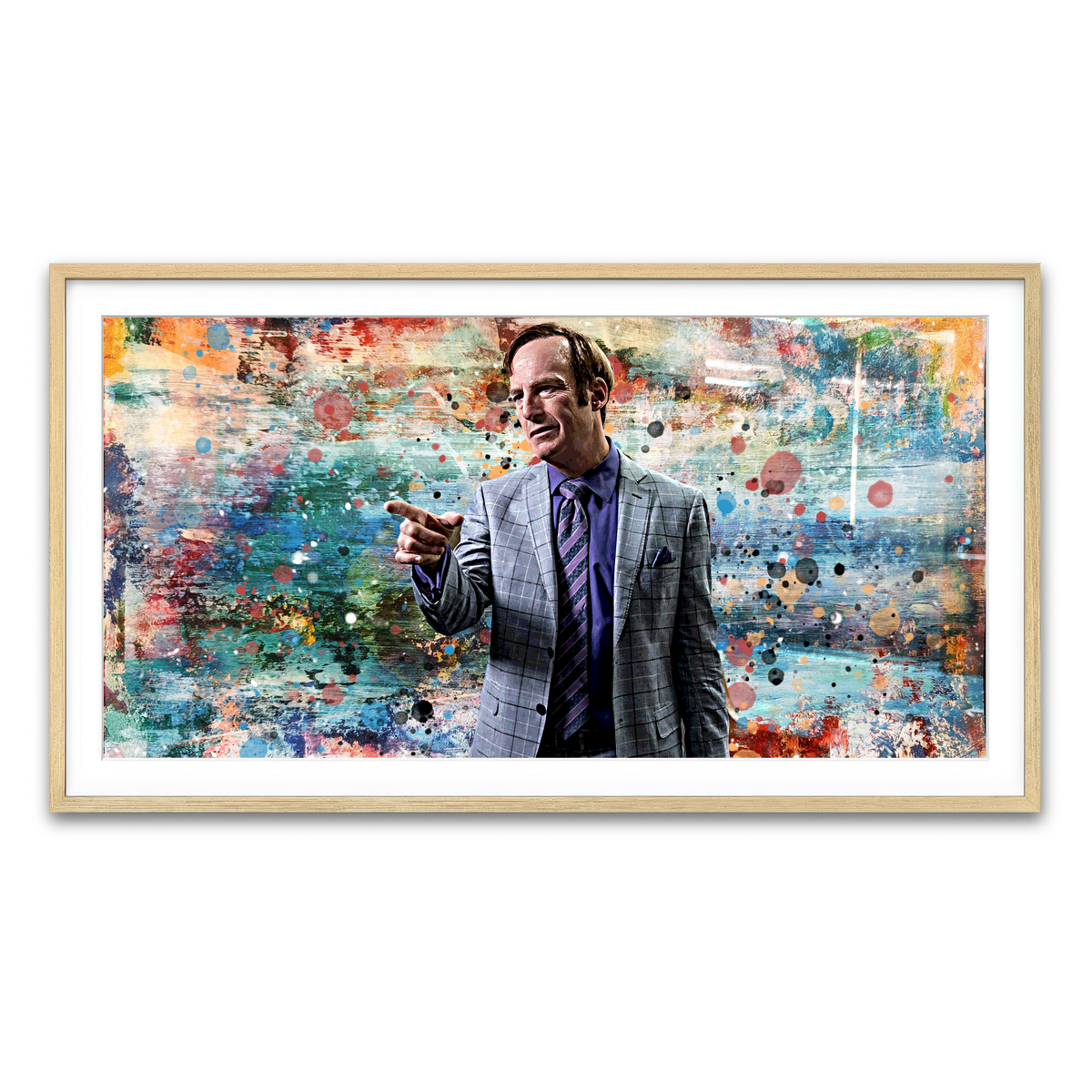 Framed Print 2x1 Natural