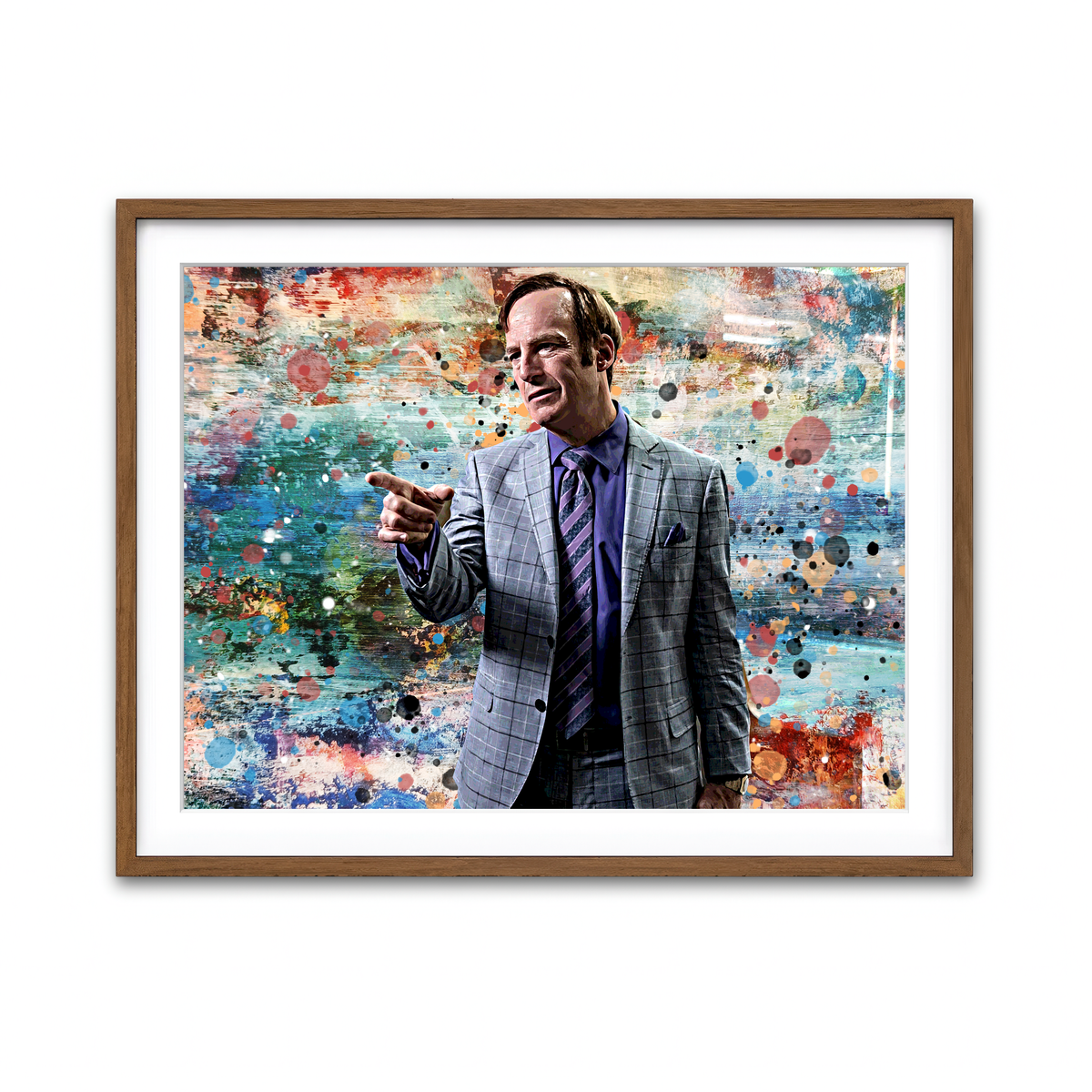 Framed Print 4x3 Walnut