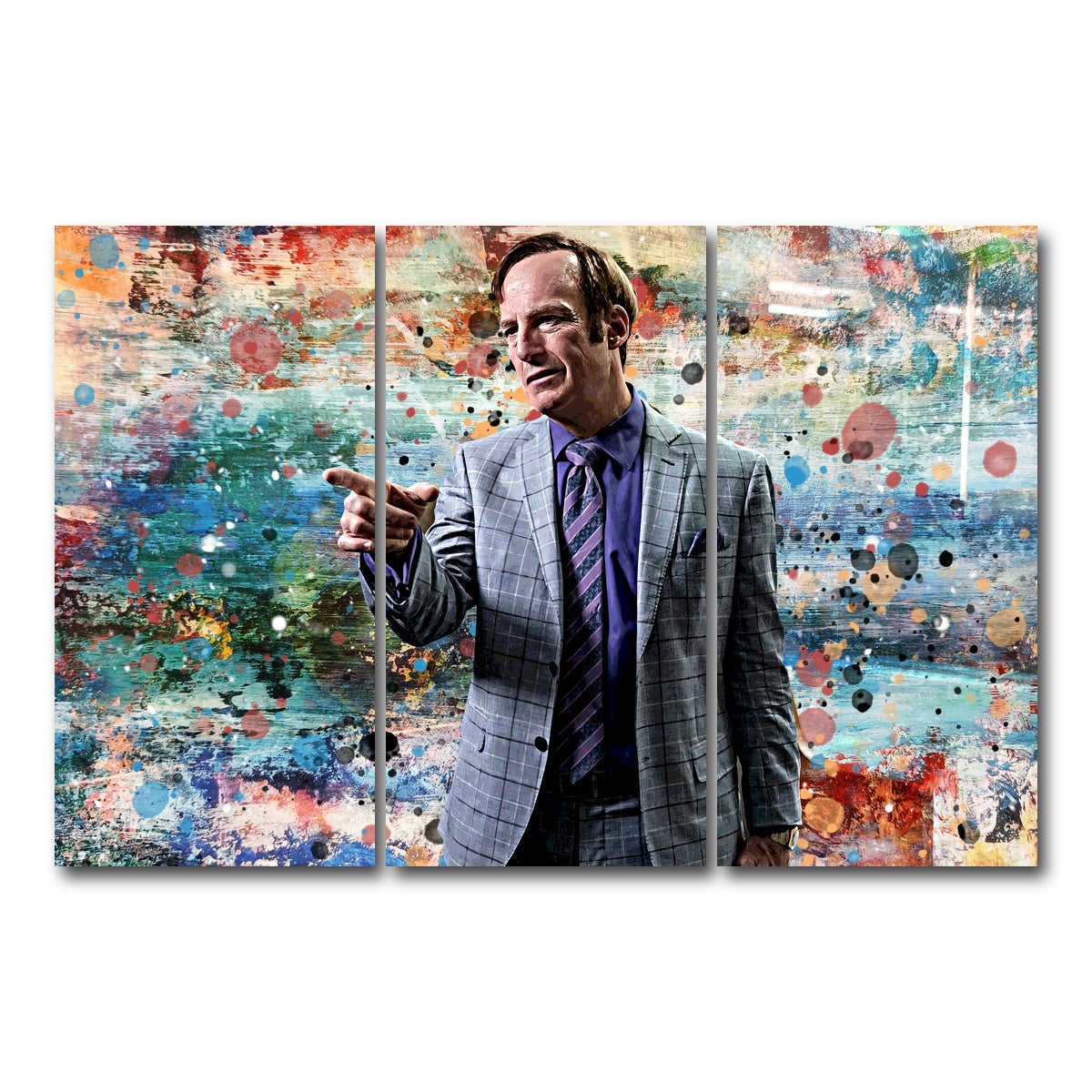 AUTO-MOCKUP WHITE | Better Call Saul | 3 Piece | Gallery Wrap Canvas | group=12x24