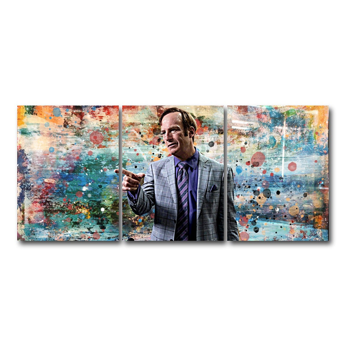 AUTO-MOCKUP WHITE | Better Call Saul | 3 Piece | Gallery Wrap Canvas | group=18x24