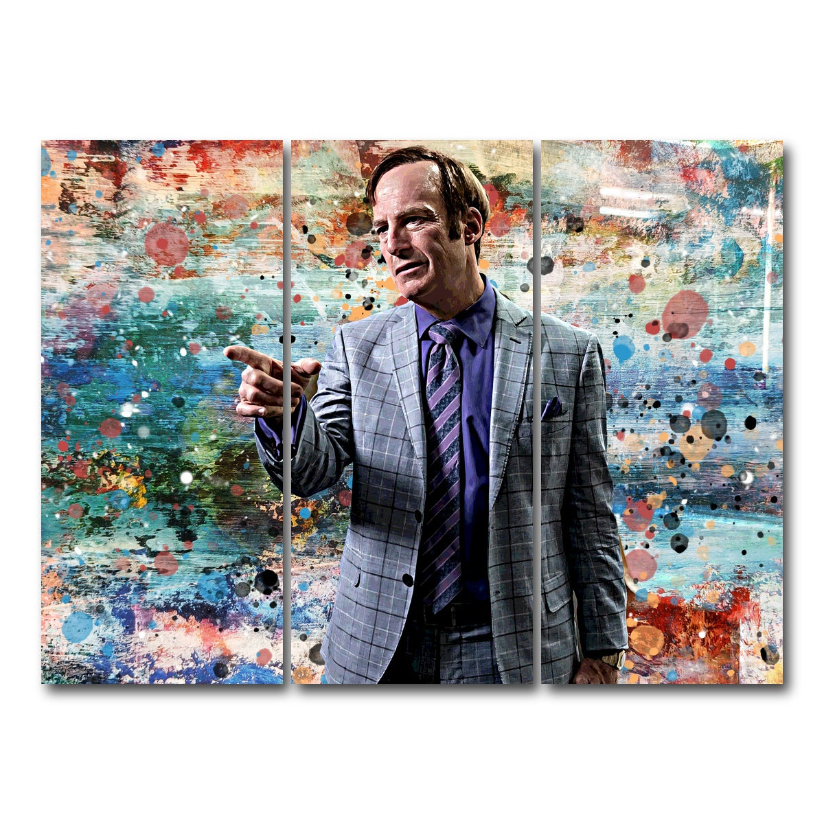 AUTO-MOCKUP WHITE | Better Call Saul | 3 Piece | Gallery Wrap Canvas | group=8x18