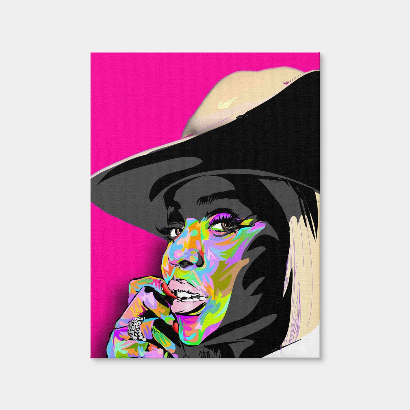 AUTO-MOCKUP WHITE | Beyonce Cowboy | 1 Piece | Gallery Wrap Canvas | group=3x4