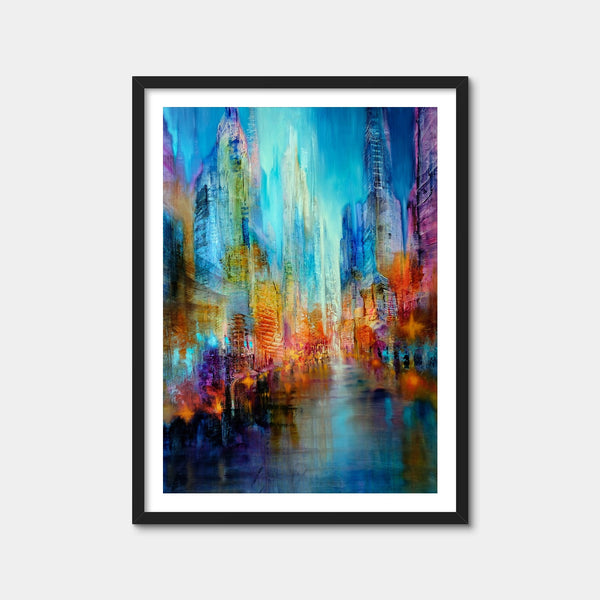 Big City Wall Art — Framed Print Format preview