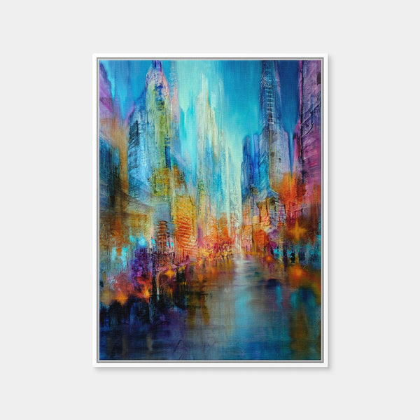 Big City Wall Art — Framed Canvas Format preview