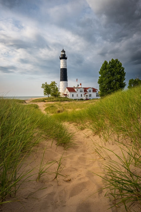 Big Sable Point Lighthouse Trail Wall Art