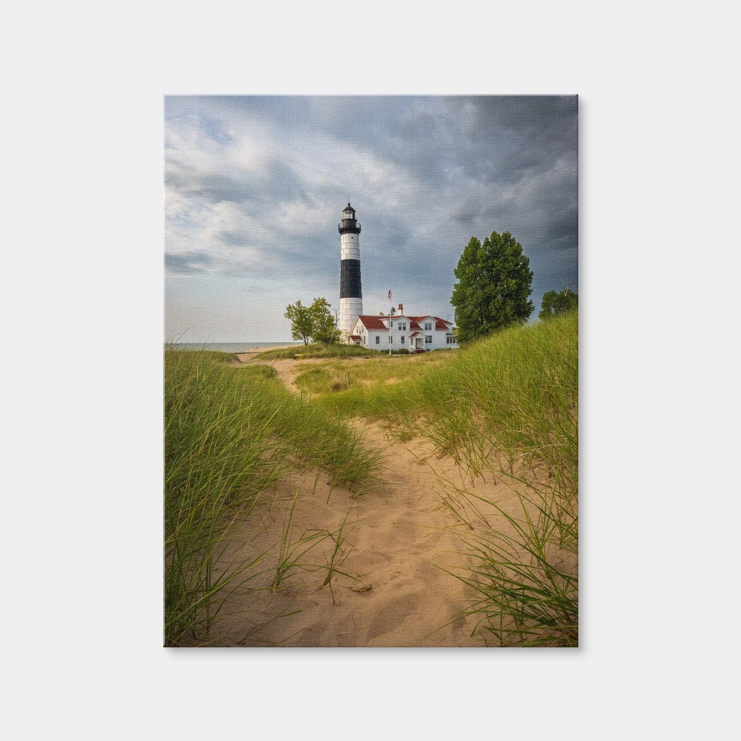 AUTO-MOCKUP WHITE | Big Sable Point Lighthouse Trail | 1 Piece | Gallery Wrap Canvas | group=3x4