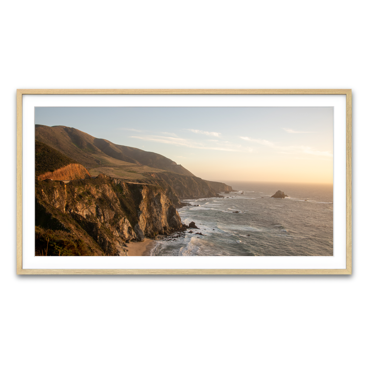 Framed Print 2x1 Natural