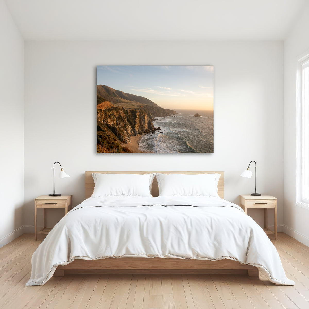 AUTO-MOCKUP ROOM | Big Sur Coastline Sunset