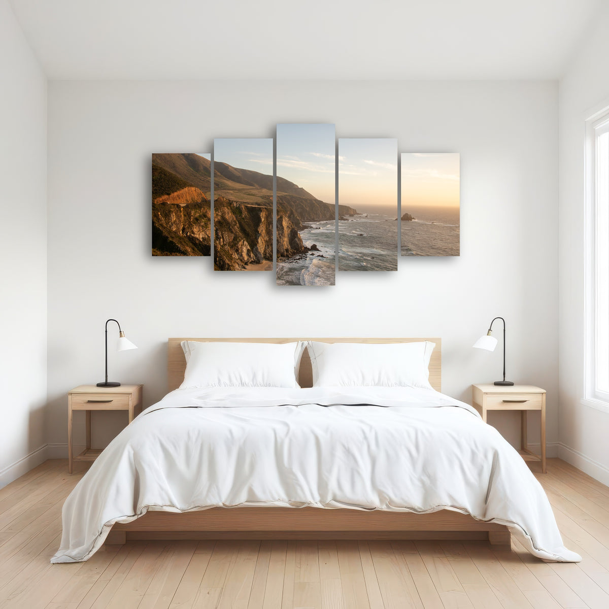 AUTO-MOCKUP ROOM | Big Sur Coastline Sunset