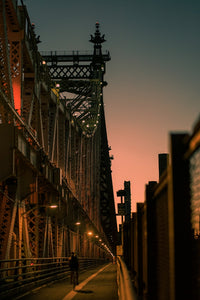 Biking the Queensboro Bridge Wall Art