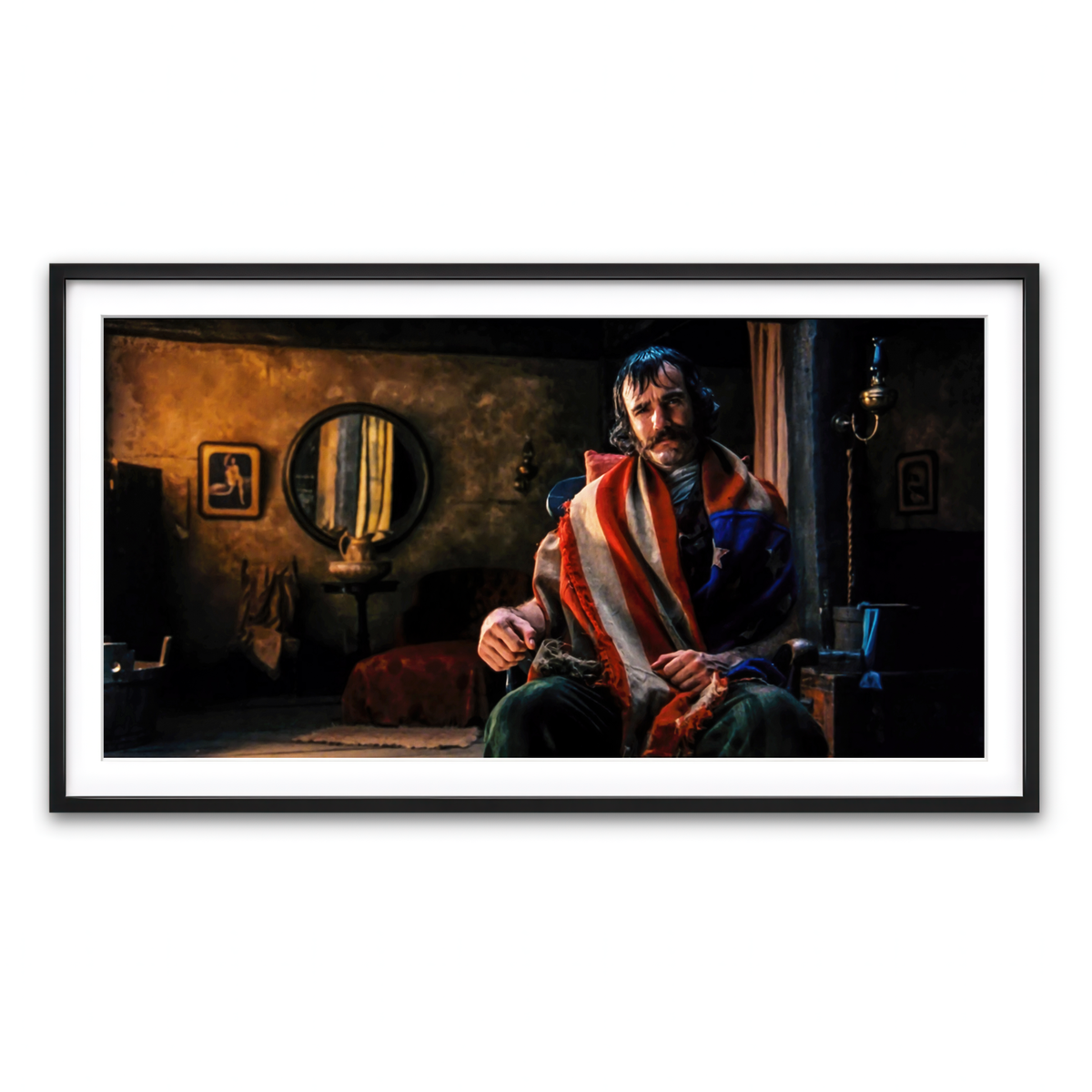 Framed Print 2x1 Black