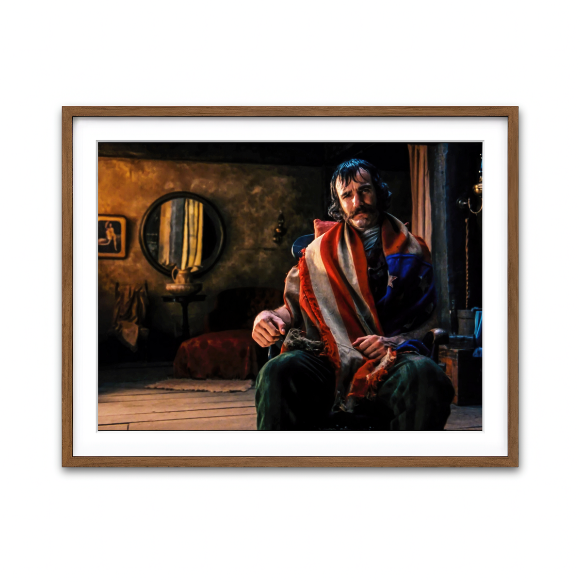 Framed Print 4x3 Walnut