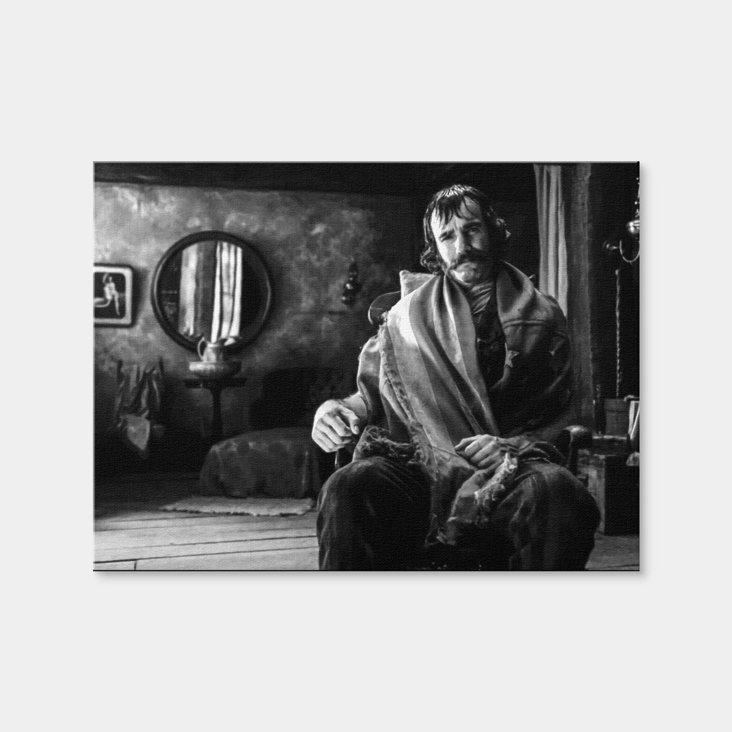 AUTO-MOCKUP WHITE | Bill the Butcher Grayscale | 1 Piece | Gallery Wrap Canvas | group=4x3