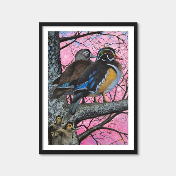 Bird Family Wall Art — Framed Print Format preview