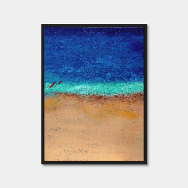 Birds at Beach Wall Art — Framed Canvas Format preview