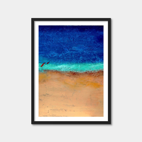 Birds at Beach Wall Art — Framed Print Format preview