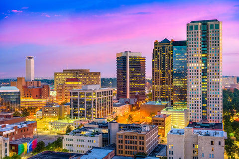Birmingham Skyline Wall Art