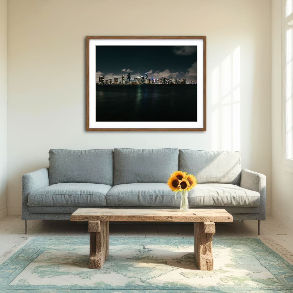 AUTO-MOCKUP ROOM | Biscayne Bay Wall Art