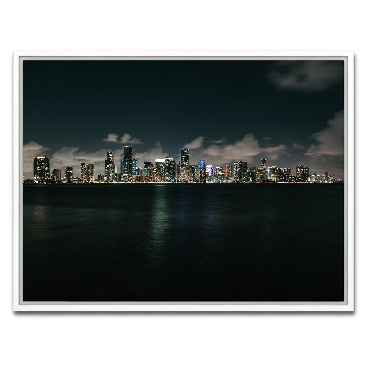 AUTO-MOCKUP WHITE | Biscayne Bay | 1 Piece | White Framed Canvas | group=4x3