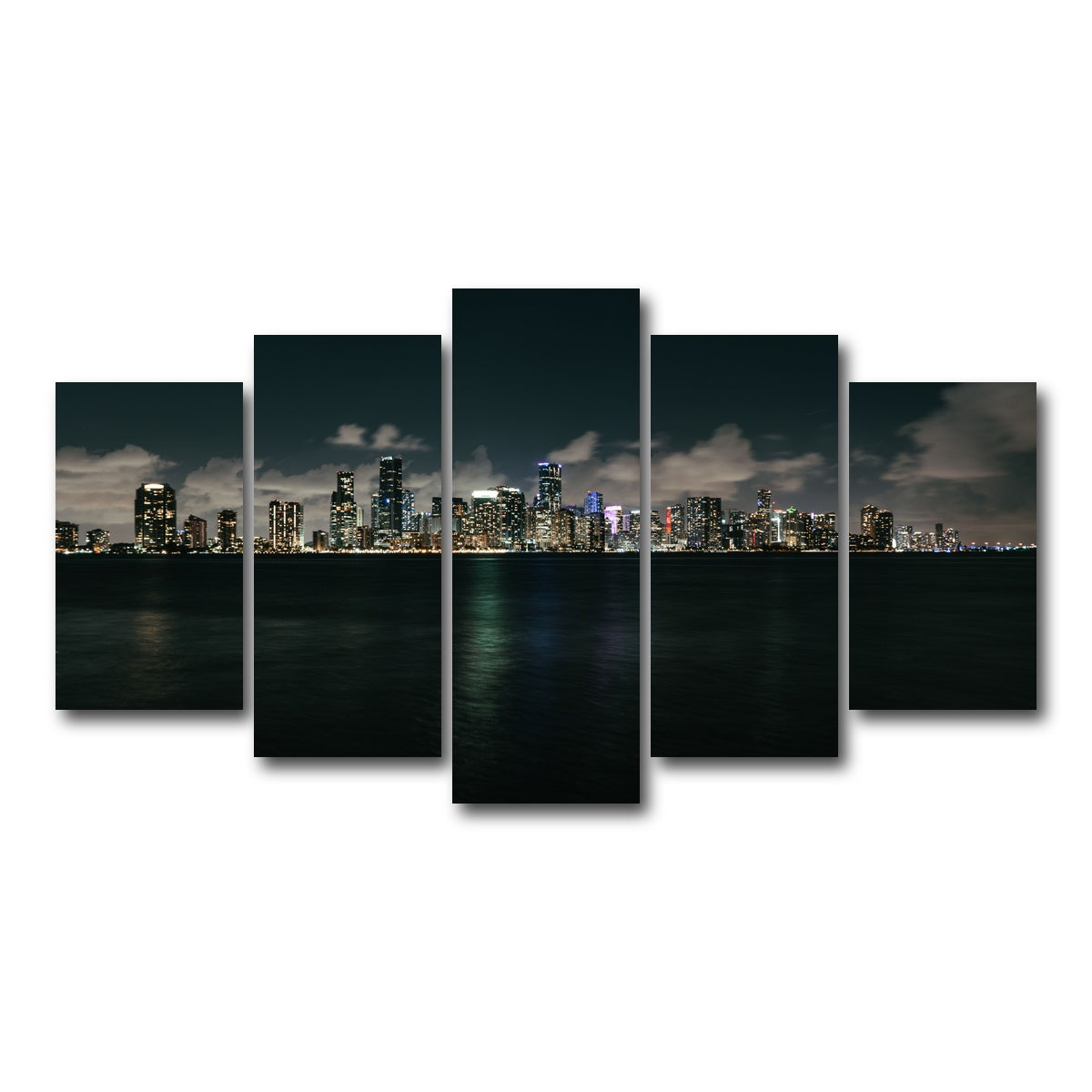 AUTO-MOCKUP WHITE | Biscayne Bay | 5 Piece | Gallery Wrap Canvas | group=5_normal