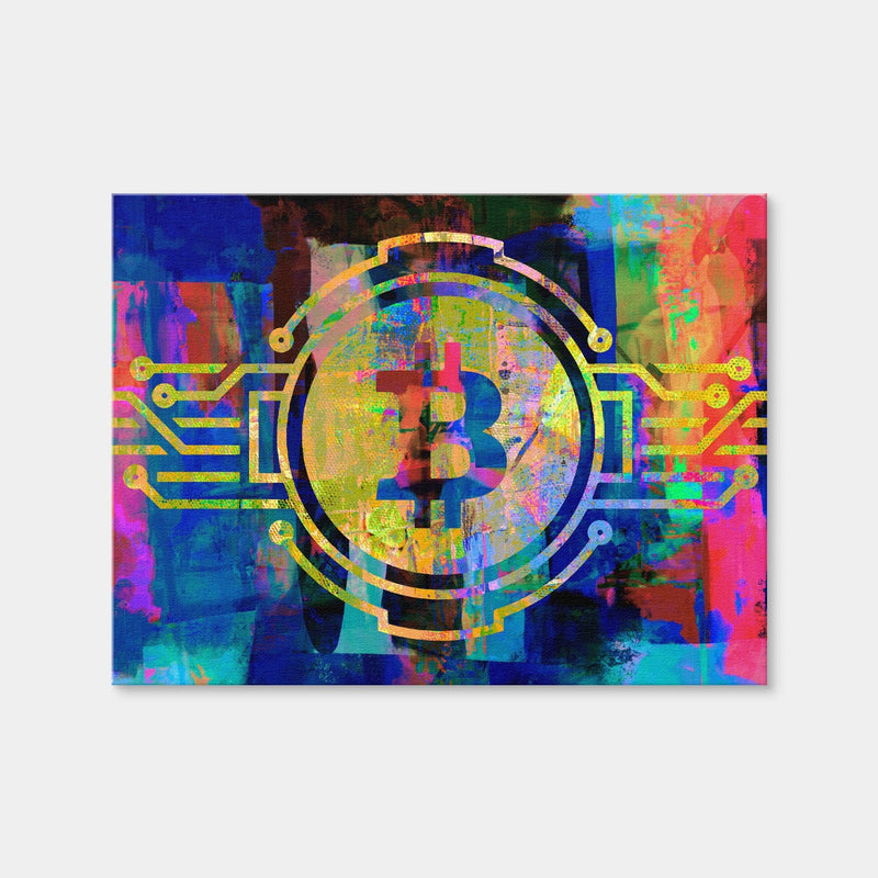 AUTO-MOCKUP WHITE | Bitcoin | 1 Piece | Gallery Wrap | group=4x3