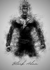 Black Adam Wall Art