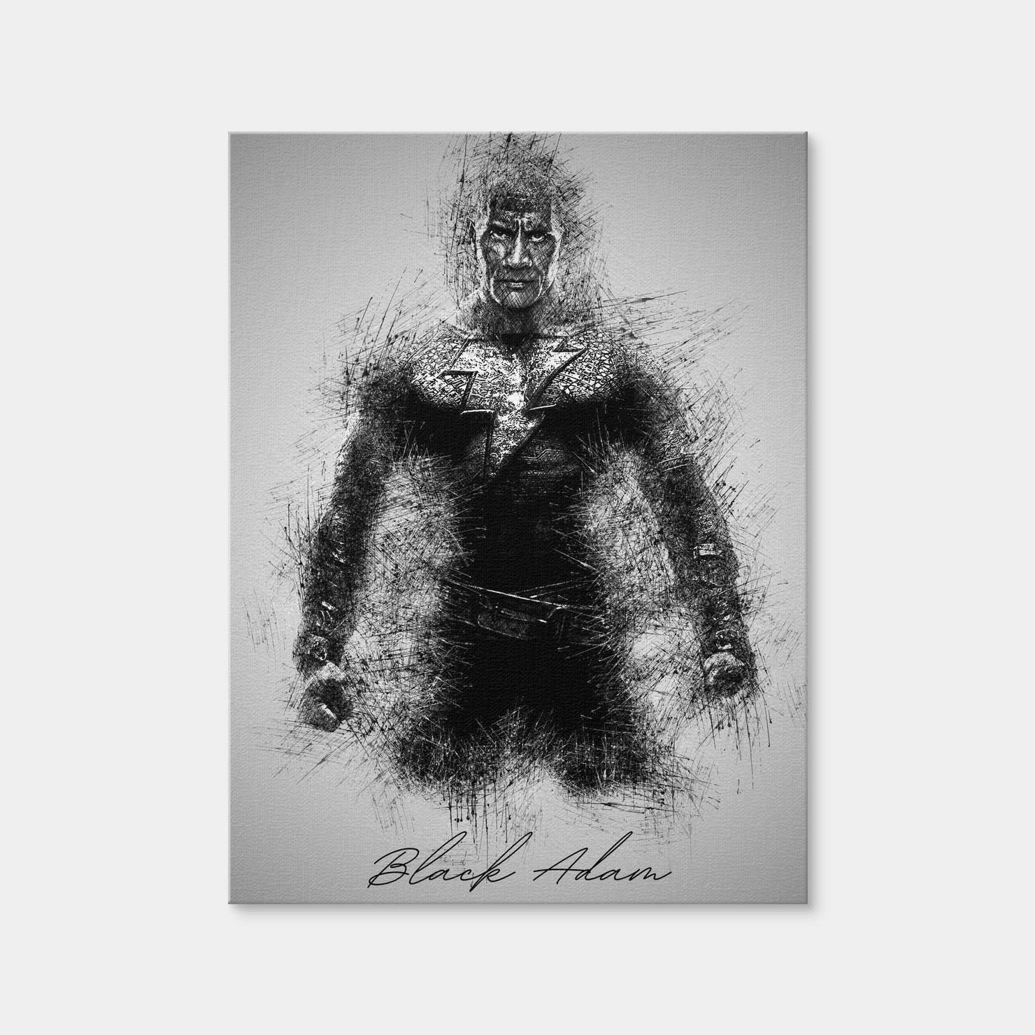 AUTO-MOCKUP WHITE | Black Adam | 1 Piece | Gallery Wrap Canvas | group=3x4