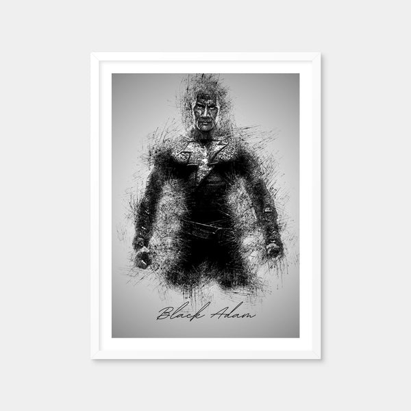 Black Adam Wall Art — Framed Print Format preview