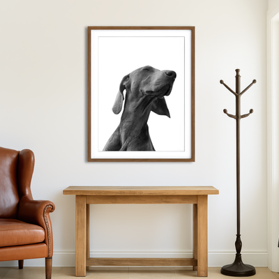 AUTO-MOCKUP ROOM | Black Dog Wall Art