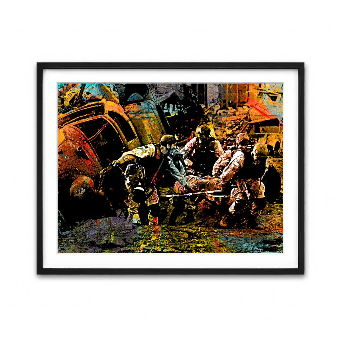 Framed Print 4x3 Black