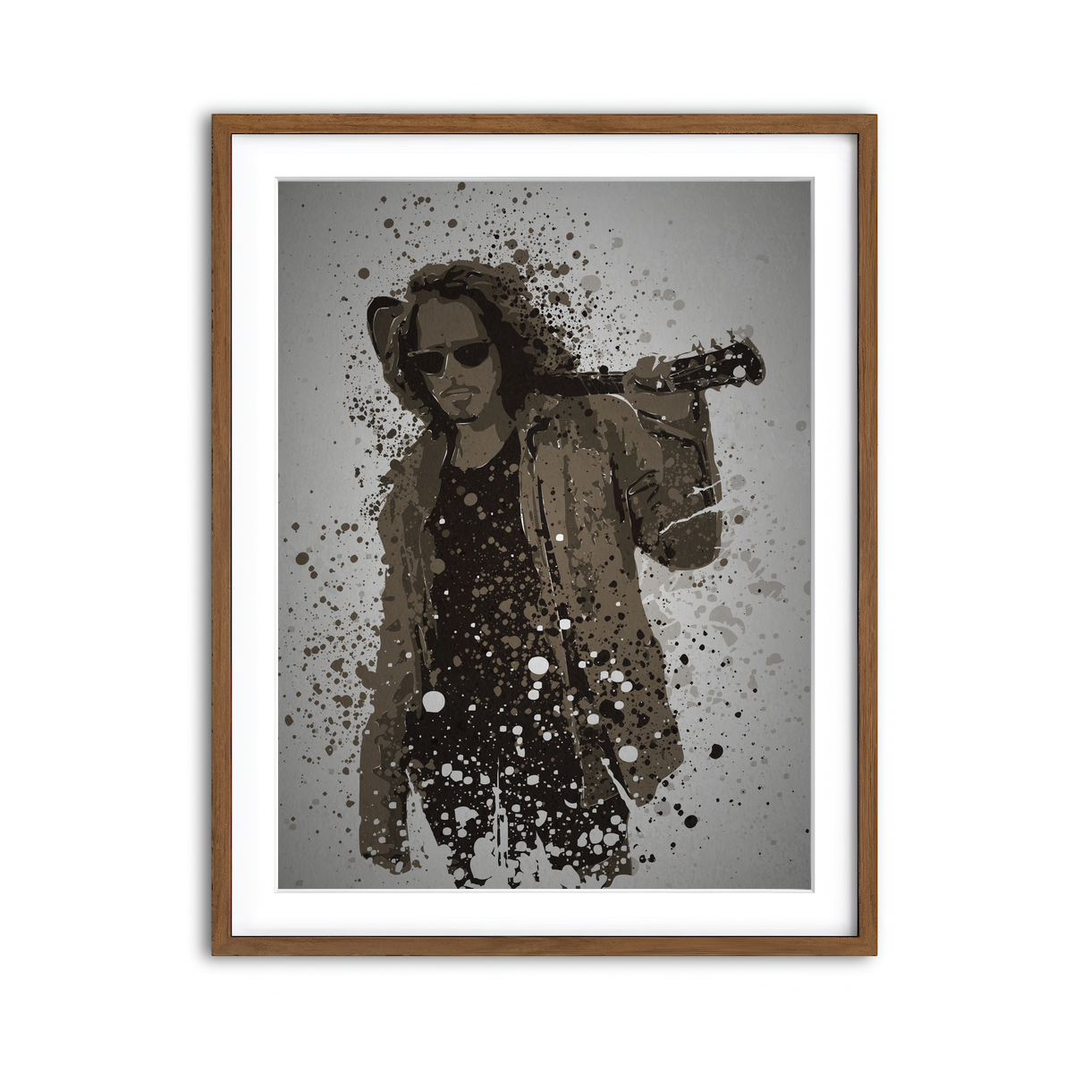 Framed Print 3x4 Walnut