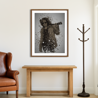 AUTO-MOCKUP ROOM | Black Hole Sun Wall Art