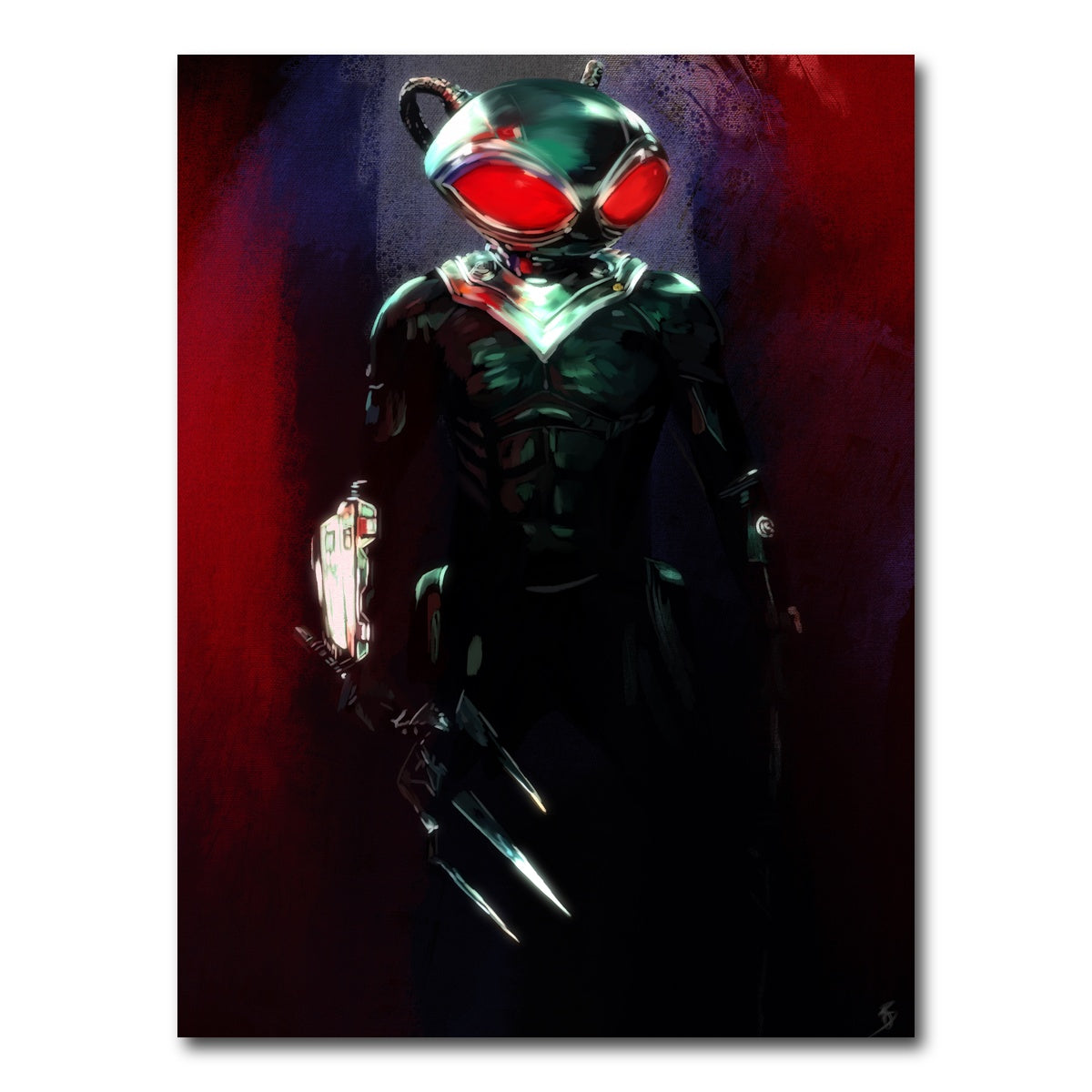 AUTO-MOCKUP WHITE | Black Manta | 1 Piece | Gallery Wrap Canvas | group=3x4