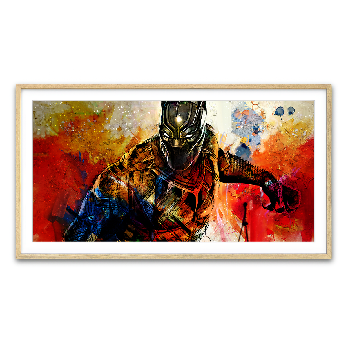 Framed Print 2x1 Natural