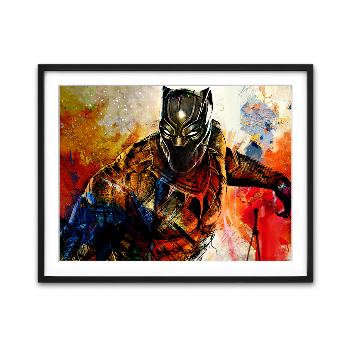 Framed Print 4x3 Black