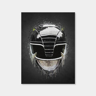 AUTO-MOCKUP WHITE | Black Ranger Portrait | 1 Piece | Gallery Wrap Canvas | group=3x4