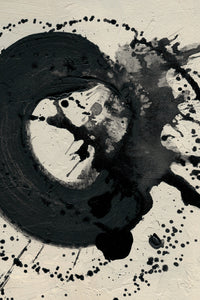 Black Spatter Wall Art