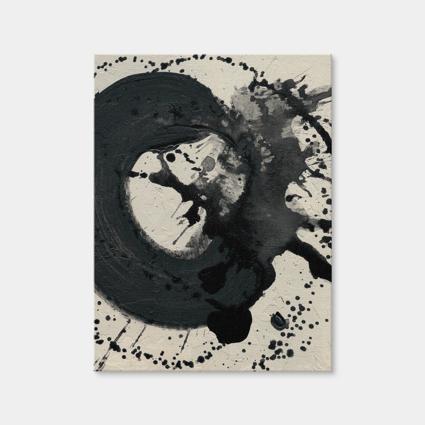 AUTO-MOCKUP WHITE | Black Spatter | 1 Piece | Gallery Wrap Canvas | group=3x4