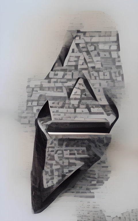 Black & White Illusion Wall Art