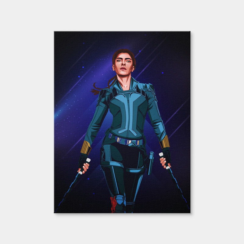 AUTO-MOCKUP WHITE | Black Widow | 1 Piece | Gallery Wrap Canvas | group=3x4