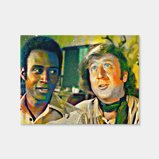 AUTO-MOCKUP WHITE | Blazing Saddles Bart & Jim | 1 Piece | Gallery Wrap Canvas | group=4x3