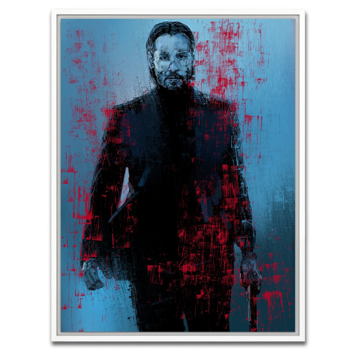 AUTO-MOCKUP WHITE | Blood Stained Wick | 1 Piece | White Framed Canvas | group=3x4