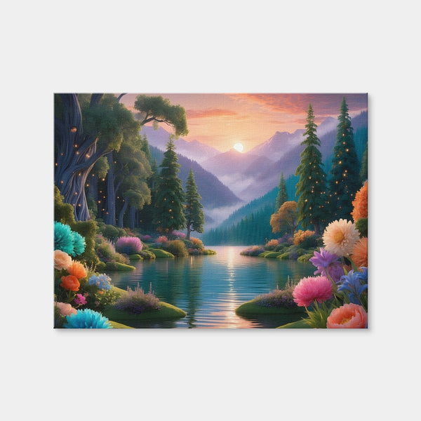 Blooming Meadow Wall Art — Canvas Wrap Format preview